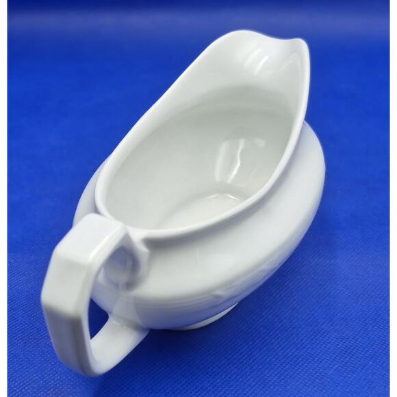 Elegant Vintage Bauscher Germany White Porcelain Gravy Sauce Boat 8.5" - Picture 6 of 11